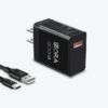 Cargador de 18W con cable tipo USB-C