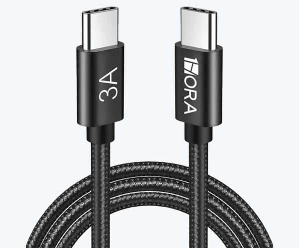 Cable USB-C en ambos extremos