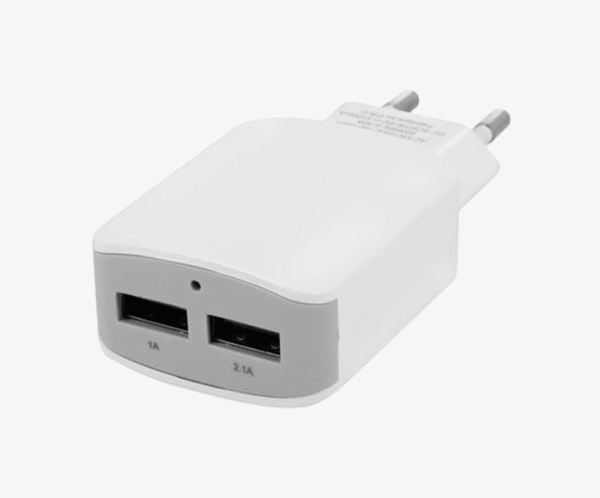 Cargador con doble puerto USB
