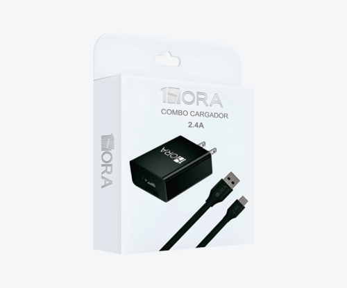 Cargador de 12W con cable USB-C