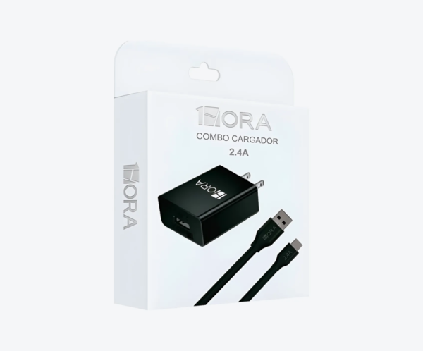 Cargador de 12W con cable USB-C
