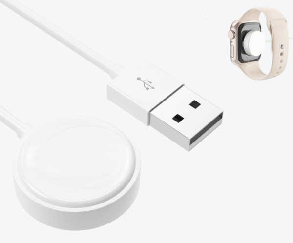 Cable de carga magnética rápida con conector USB-A para Apple Watch