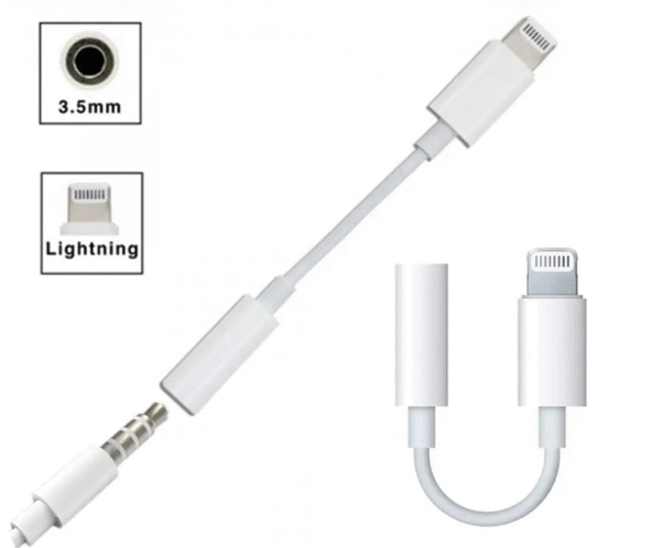 Adaptador Lightning a Jack 3.5