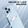 Cable USB-A a Lightning de 2.1 A