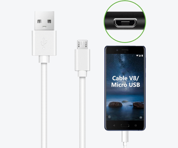 Cable micro USB V8