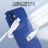 Cable USB-C a iPhone 3A