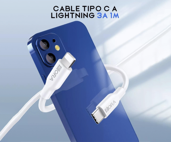 Cable USB-C a iPhone 3A