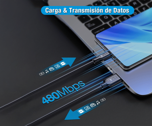 Cable micro USB V8
