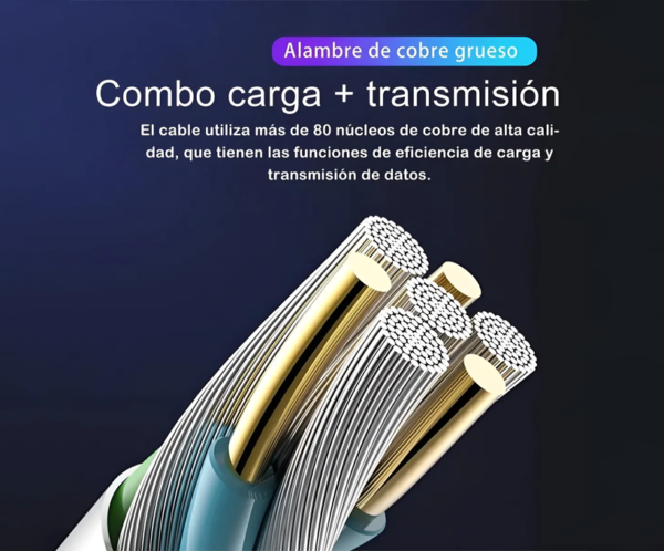 Cargador de 12W con cable USB-C