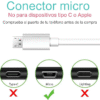 Cable micro USB V8