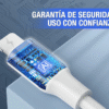 Cable USB-A a Lightning de 2.1 A