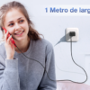 Cargador de 18W con cable tipo USB-C