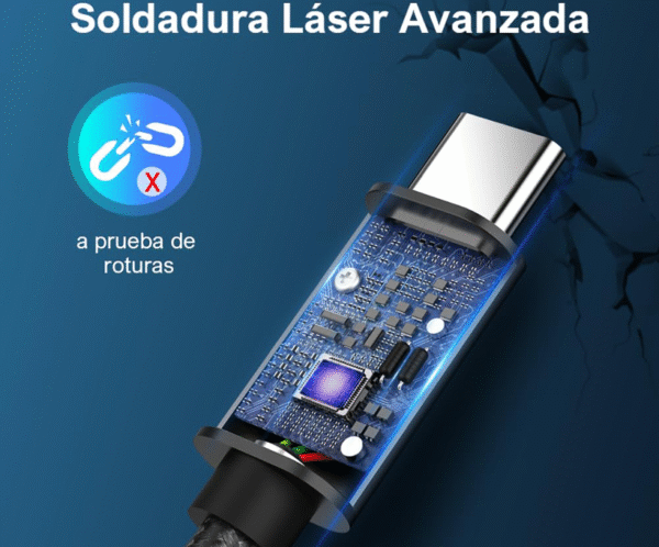 Cable USB-C en ambos extremos